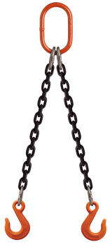 1-1/4" DOS X 24' MECH DOUBLE OBLONG W/ SLING HOOK G80 CHAIN SLING